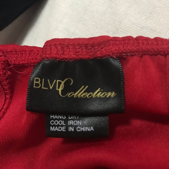 NWOT BLVD Collection Red Dress - Picture 4 of 4